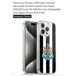 Head Case Designs Newcastle United FC iPhone 15 Pro Max MagSafe Case